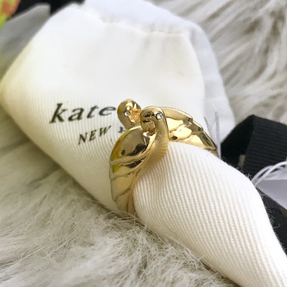 NWT Kate Spade Out of Office Parrot Ring